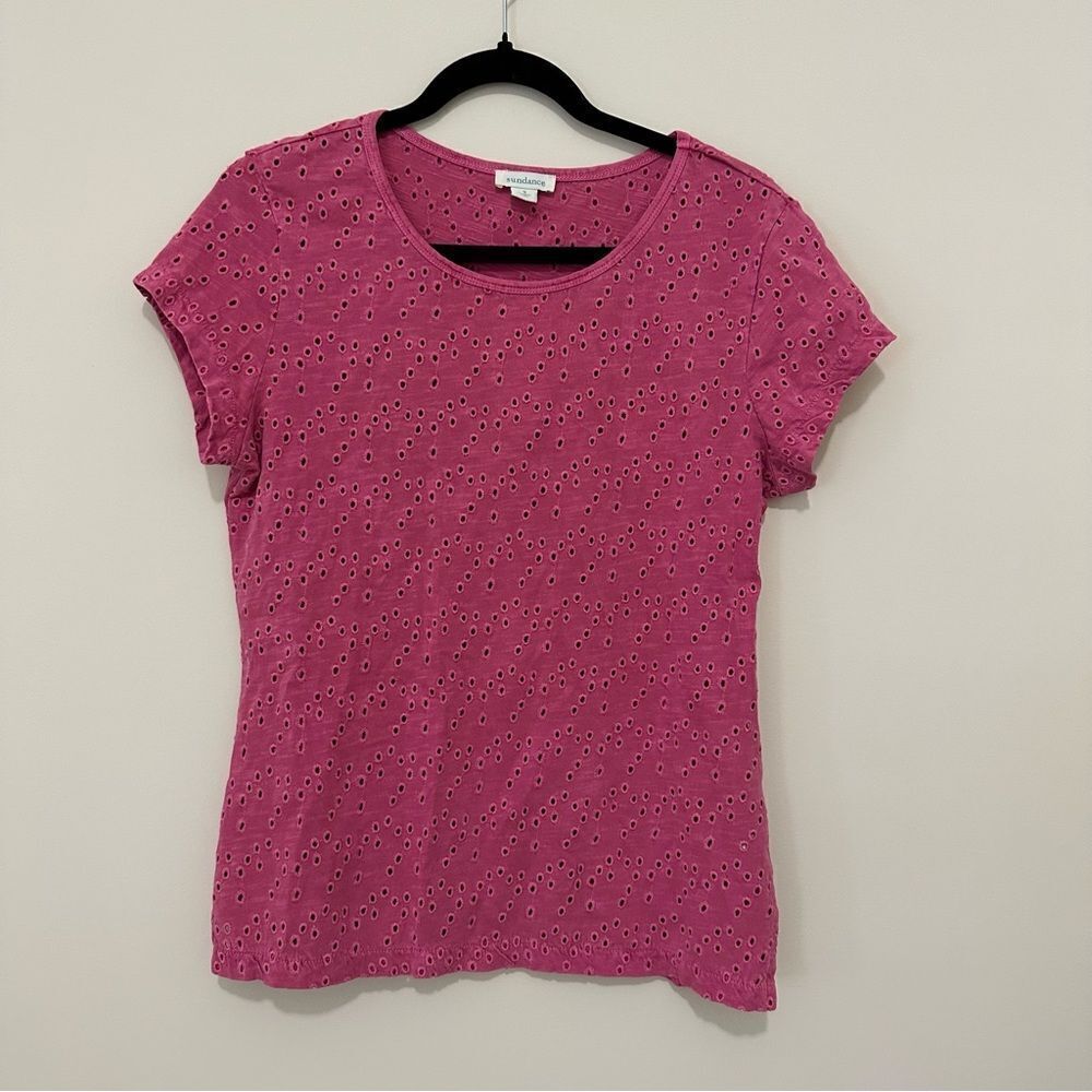 Sundance pink hippie topn with cutouts